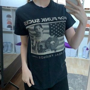 Pop punk real friends band tee